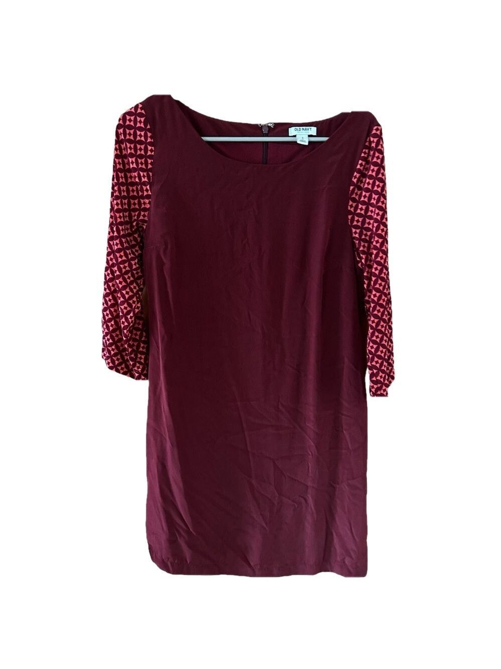 Old Navy Burgundy Dress Women's Size Small